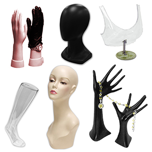 Head Forms | Hand Forms | Leg Forms