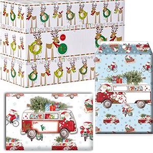 Christmas Shipping Boxes & Mailers for Resale