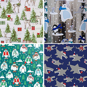 Holiday Animal Gift Wrap