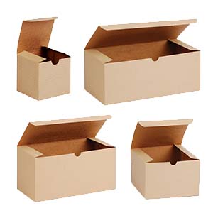 Tinted Kraft Tuckit Gift Boxes