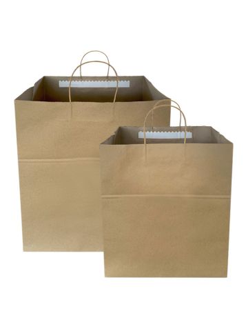 Tamper Evident Paper Shopping Bags