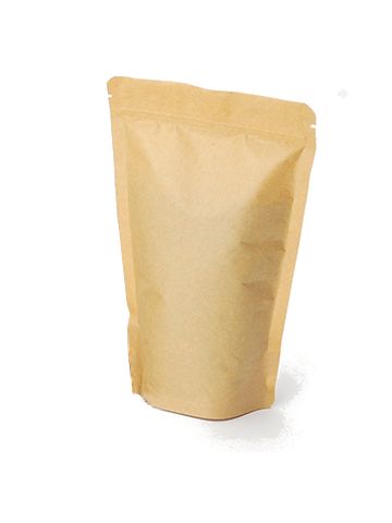 Compostable Zipper Stand-up Pouch, 4 oz to 16 oz