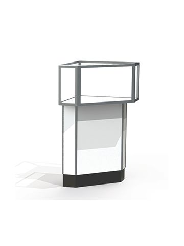Corner Display Cases, use with Jewelry Case wity Lights