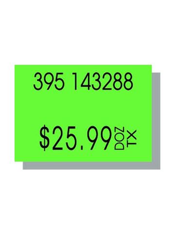 PB210 Labels, Fluorescent Green