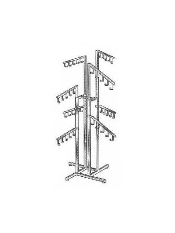 8 Slant Arm Rack - Square Uprights & Arms