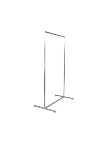 Adjustable Ballet Bar, Satin Nickel, 49.64" x 42.3" x 24"