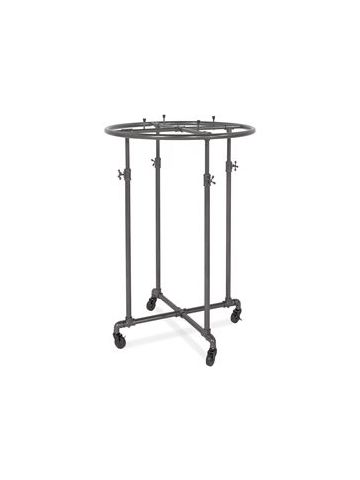 Clothing Rack, Grey, 36" Round