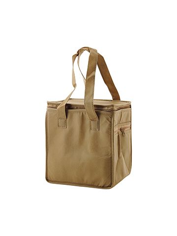 Lunch Tote Bag, 8" x 6" x 8.5" x 6", Khaki