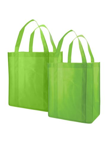 Reusable Grocery Bags, Lime Green