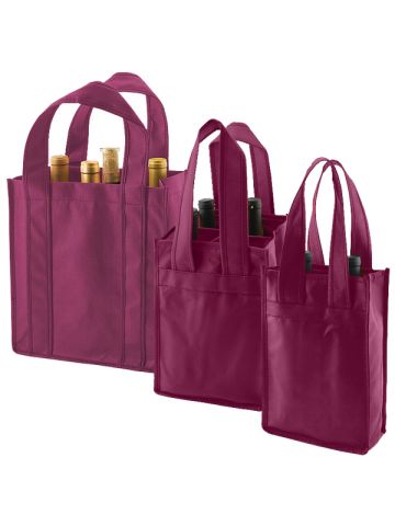 Wine Bottle Bags, Merlot