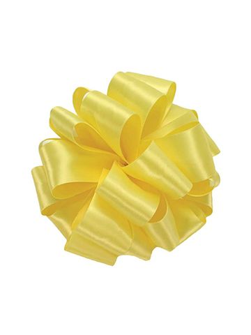 Lemon, Double Faced Satin Ribbon