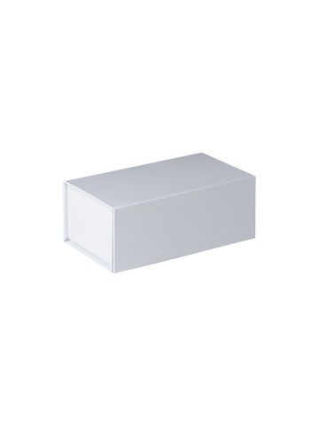 Gift Box Magnet Closure White Gloss, 7.5" x 6" x 3"