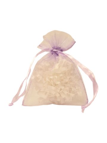 Flat Organza Bags, Lavender, 3" x 4"