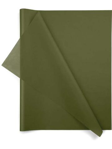 Olive Green, Color Tissue Paper