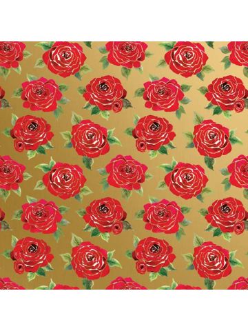 Red Roses, Valentines & Love Gift Wrap