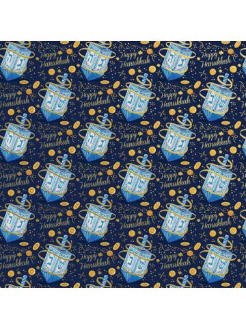 Hanukkah Dreidel, Hanukkah Gift Wrap