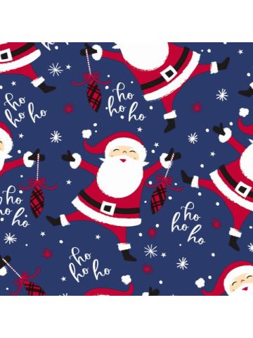 Blue Santa-Tizer, Santa Gift Wrap