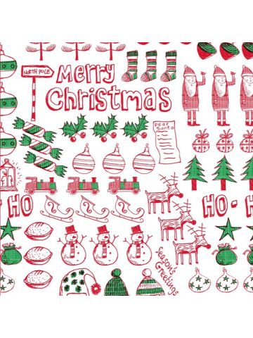 Christmas Jumble, Christmas Patterns Gift Wrap