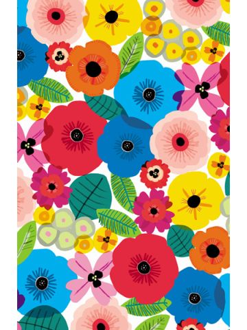 Floral Burst, Floral Gift Wrap