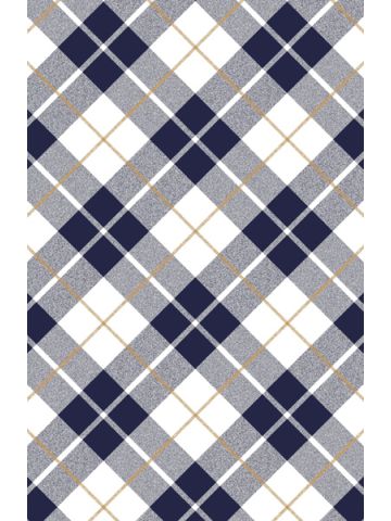 Navy/Gold Plaid, Masculine Gift Wrap