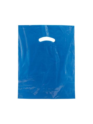 Royal Blue, Super Gloss Merchandise Bags, 12" x 15"