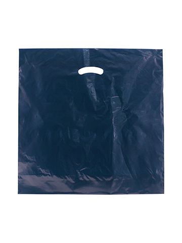 Navy Blue, Super Gloss Merchandise Bags, 20" x 20" + 5"