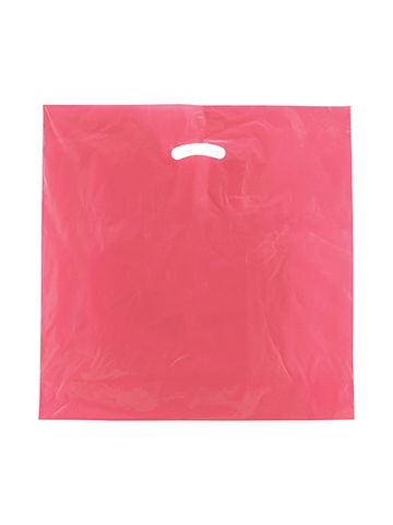 Magenta, Super Gloss Merchandise Bags, 20" x 20" + 5"