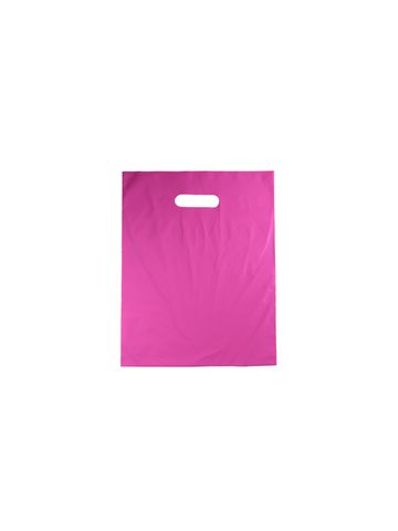 Magenta, Medium Gloss Heavy Duty Merchandise Bags