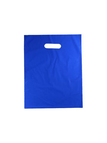 Bright Blue, Medium Gloss Heavy Duty Merchandise Bags