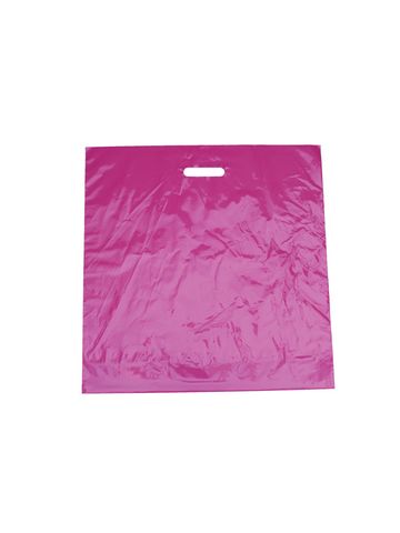 Magenta, Large Gloss Heavy Duty Merchandise Bags