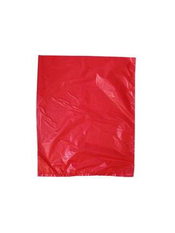 Red, Plastic Merchandise Bags, 8.5" x 11"