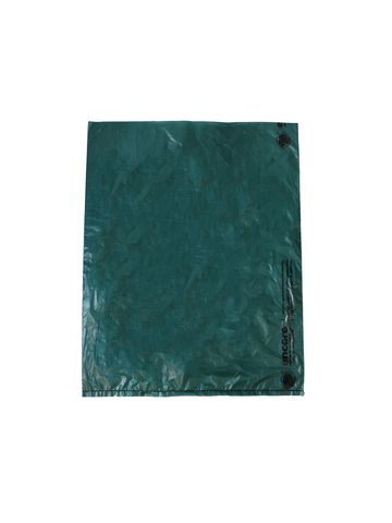 Dark Green, Plastic Merchandise Bags, 12" x 15"