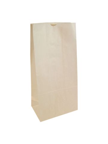 #16 White Paper SOS Bags, 7-11/16" x 4-3/8" x 16-1/16"