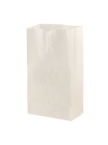 #4 White Paper SOS Bags, 5" x 3-1/8" x 9-5/8"