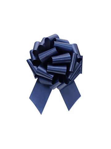 Navy, Flora Satin Perfect Bows