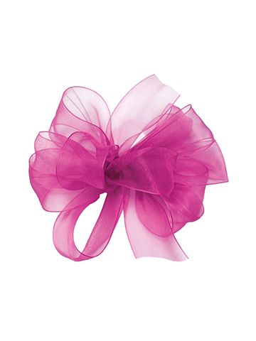 Fuchsia, Simply Sheer Asiana Fabric Ribbon