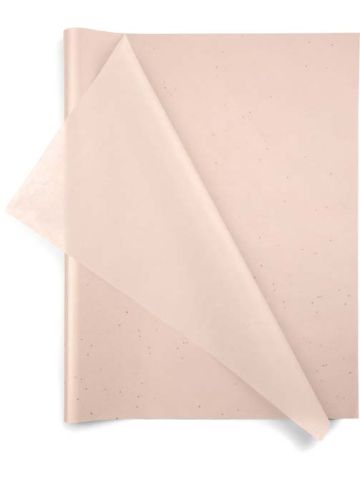 Rose Gold on Blush, Gemstone Patterned Tissue Paper, 20" x 30"