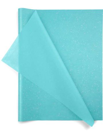 Aquamarine, Gemstones Patterened Tissue Paper