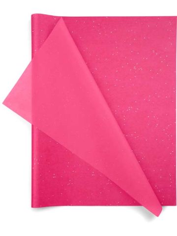 Hot Pink Sapphire, Gemstones Patterened Tissue Paper