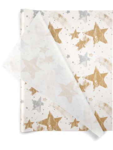 Gold/Silver Celebration, Patterns Tissue Paper