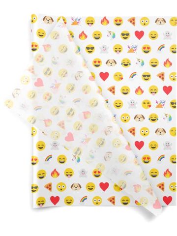 Emoji, Patterned Tissue Paper, 20" x 30"