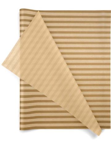 Gold Stripes/Sun Gold, Patterns Tissue Paper