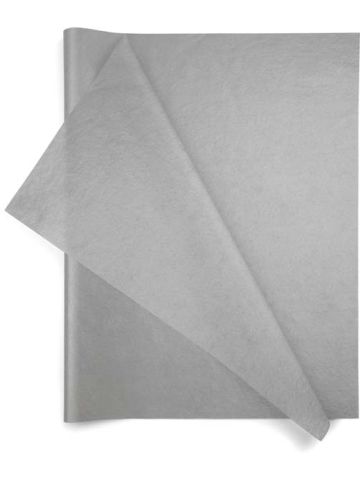 Silver/Silver, Patterns Tissue Paper