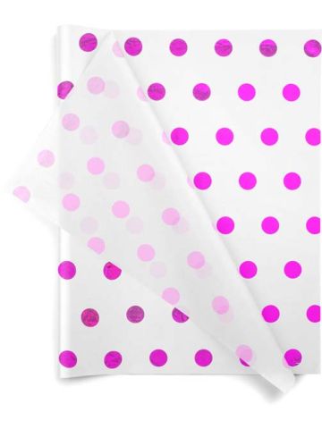 Hot Pink Hotspots Tissue Paper