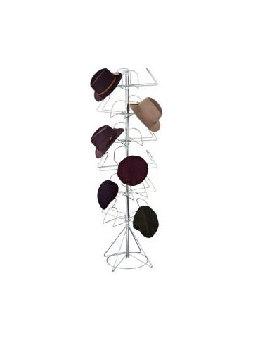 Men's Floor Display, 24-Hat Rack