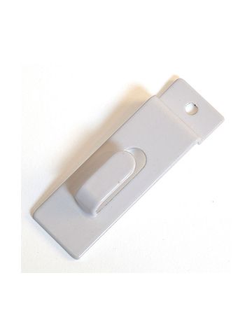 White, Picture Hanger for Slatwall or Slatgrid 