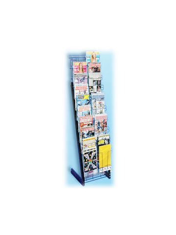 Black 20 Pocket Magazine Merchandiser