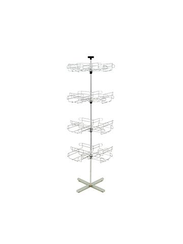 4 Tier Wire Rack, Hat Display, 63"