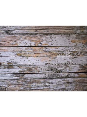 3D Textured Shiplap Old Paint - White