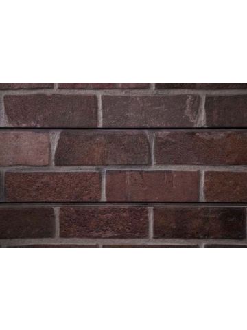 3D Textured Slatwall, Brick - Brownstone